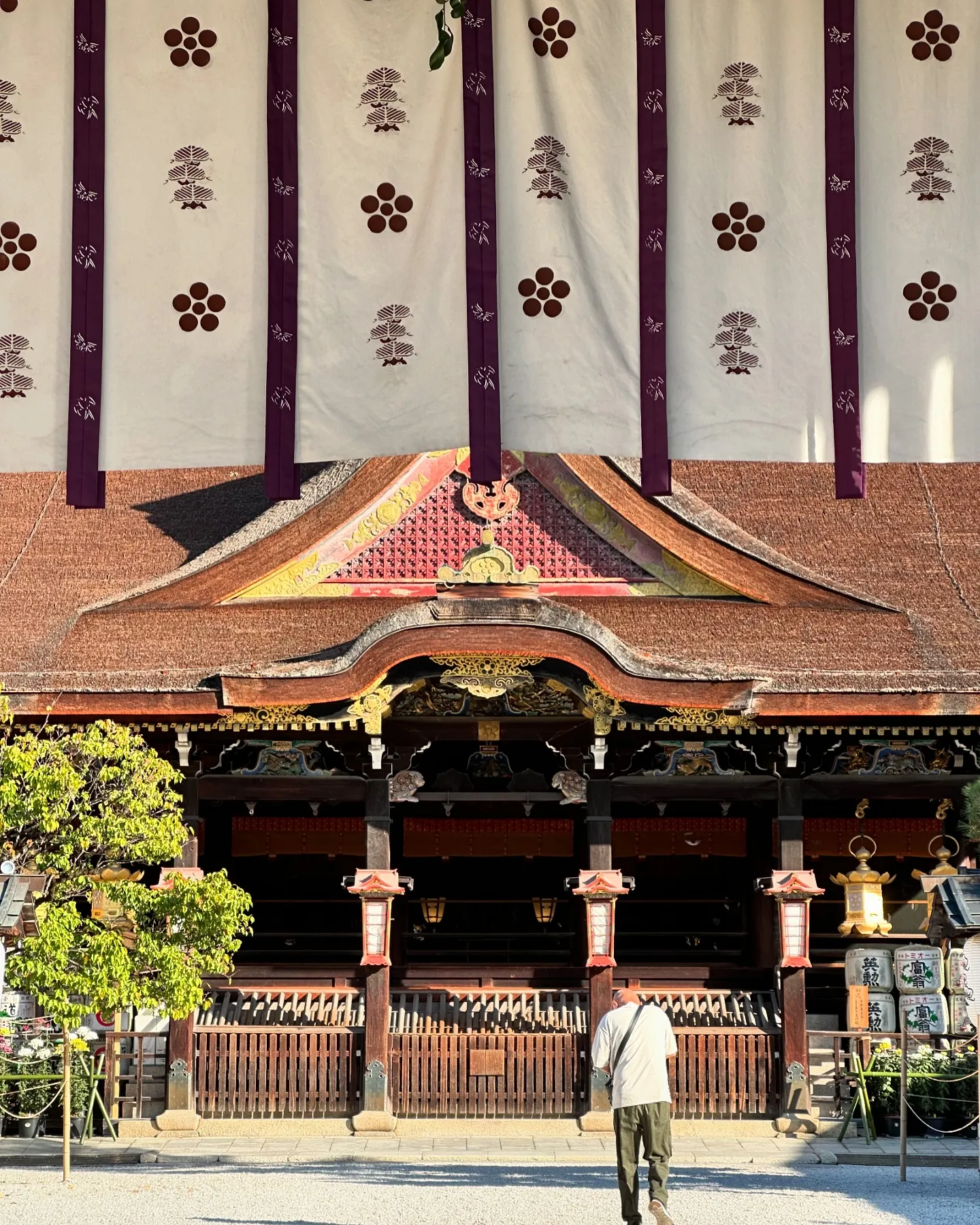 【京都 北野天満宮 天神市 骨董市】