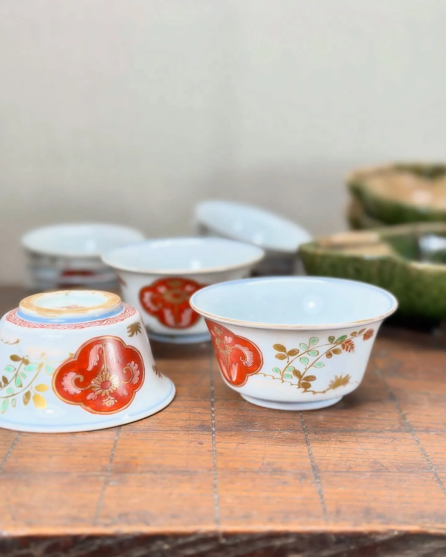 【古伊万里 煎茶碗 湯呑 時代 】