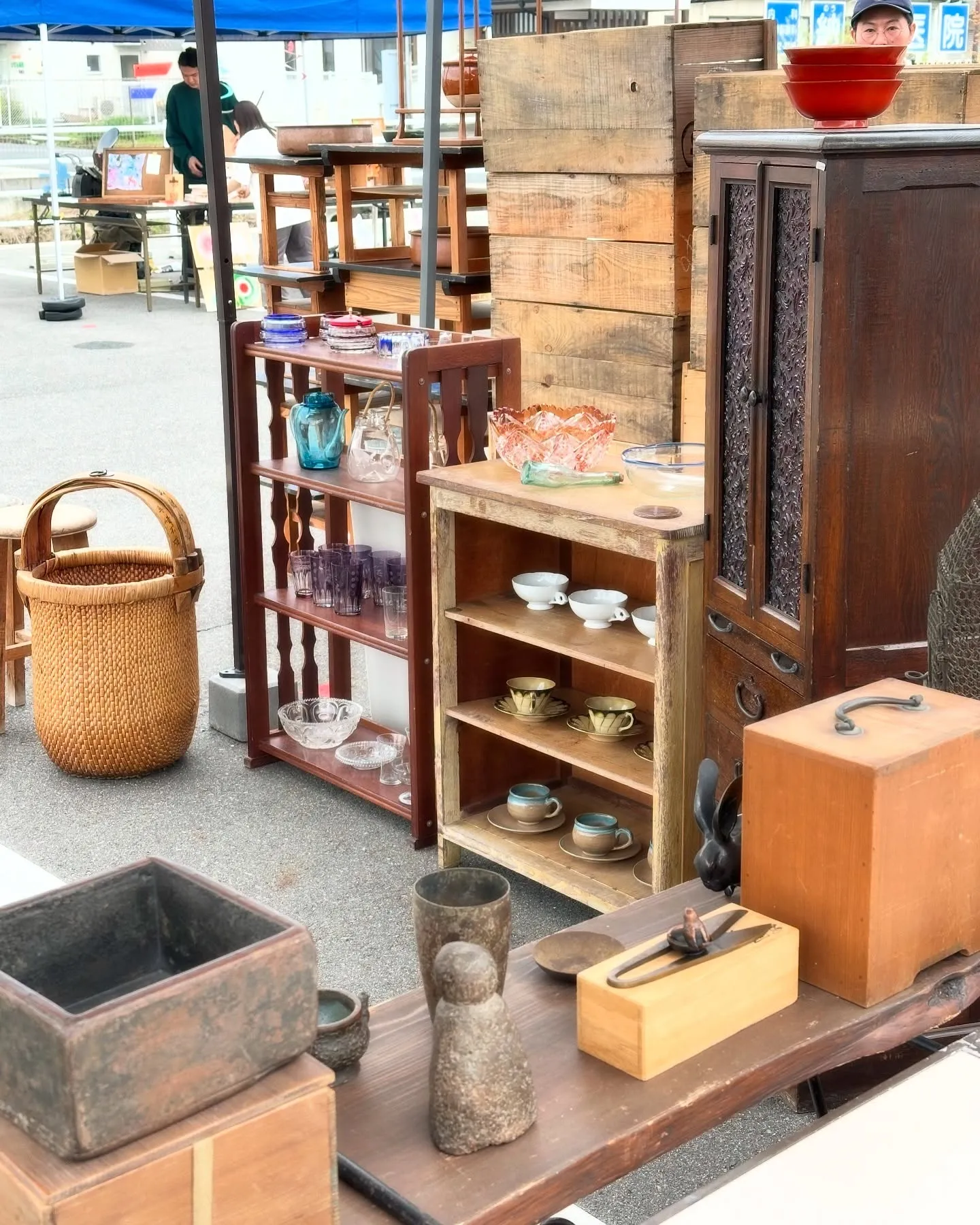 【岡山県 早島町 早島筵蚤市 古道具】