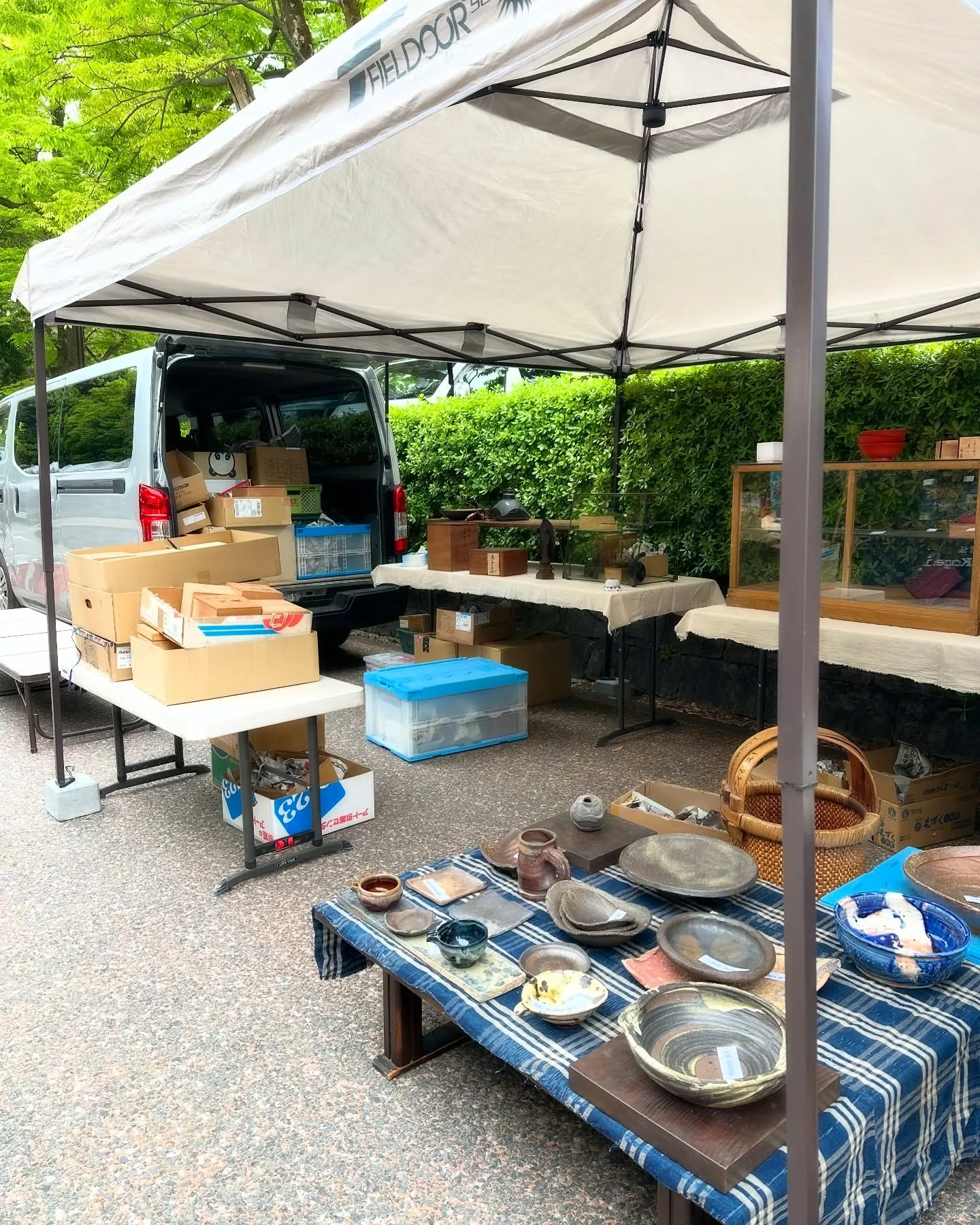 【京都 北野天満宮 天神市 骨董市 毎月25日】