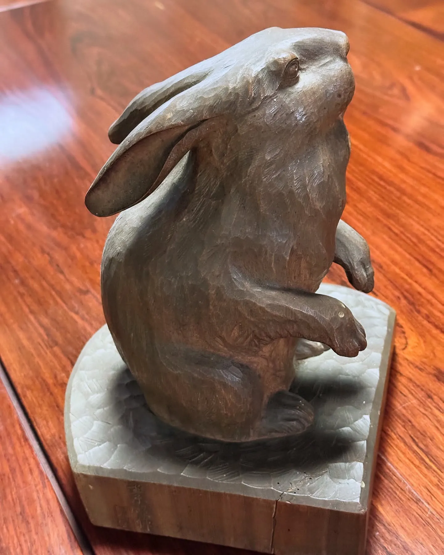 【兵庫 加古川市 遺品整理 買取 木彫 ウサギ 置物 福良雀...