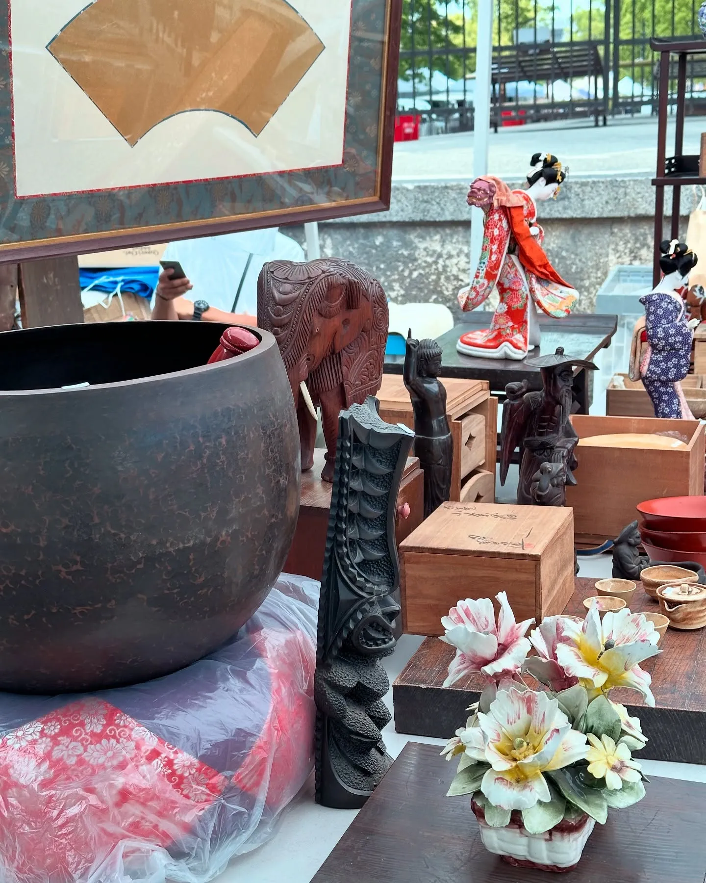 【京都 東寺 弘法市 毎月21日 骨董市】