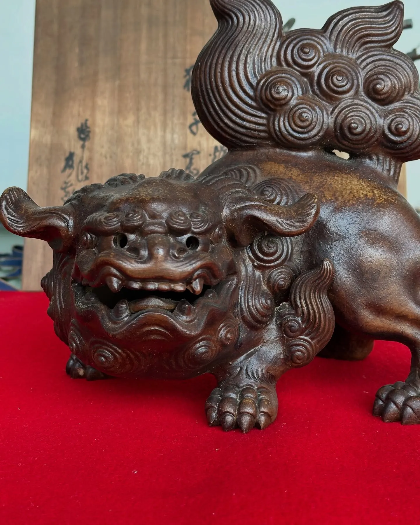 【兵庫 加古川市 遺品整理 買取 備前焼 木村友敬 獅子 置...