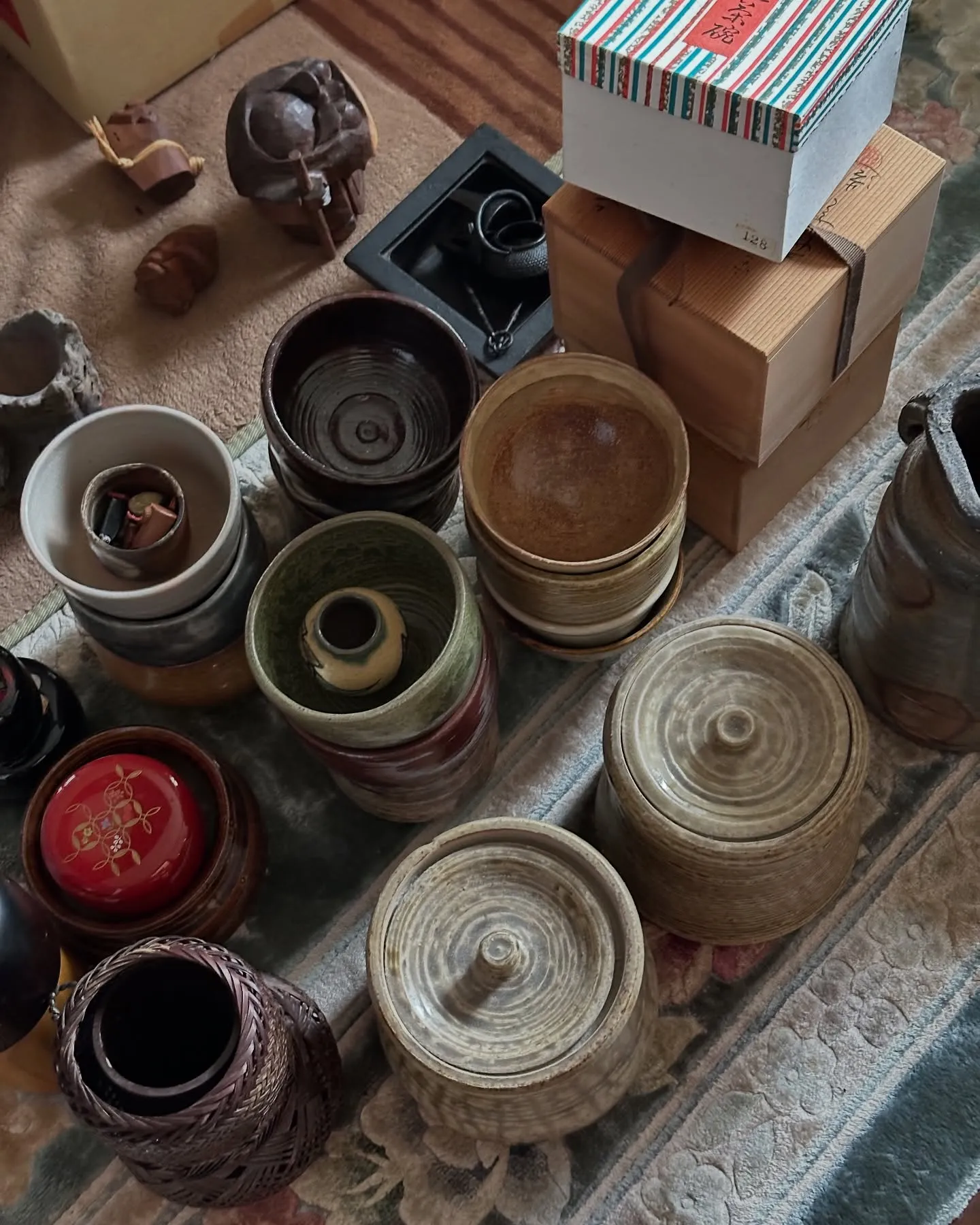 【兵庫 高砂市 遺品整理 買取 備前焼 茶道具 掛軸 着物 ...