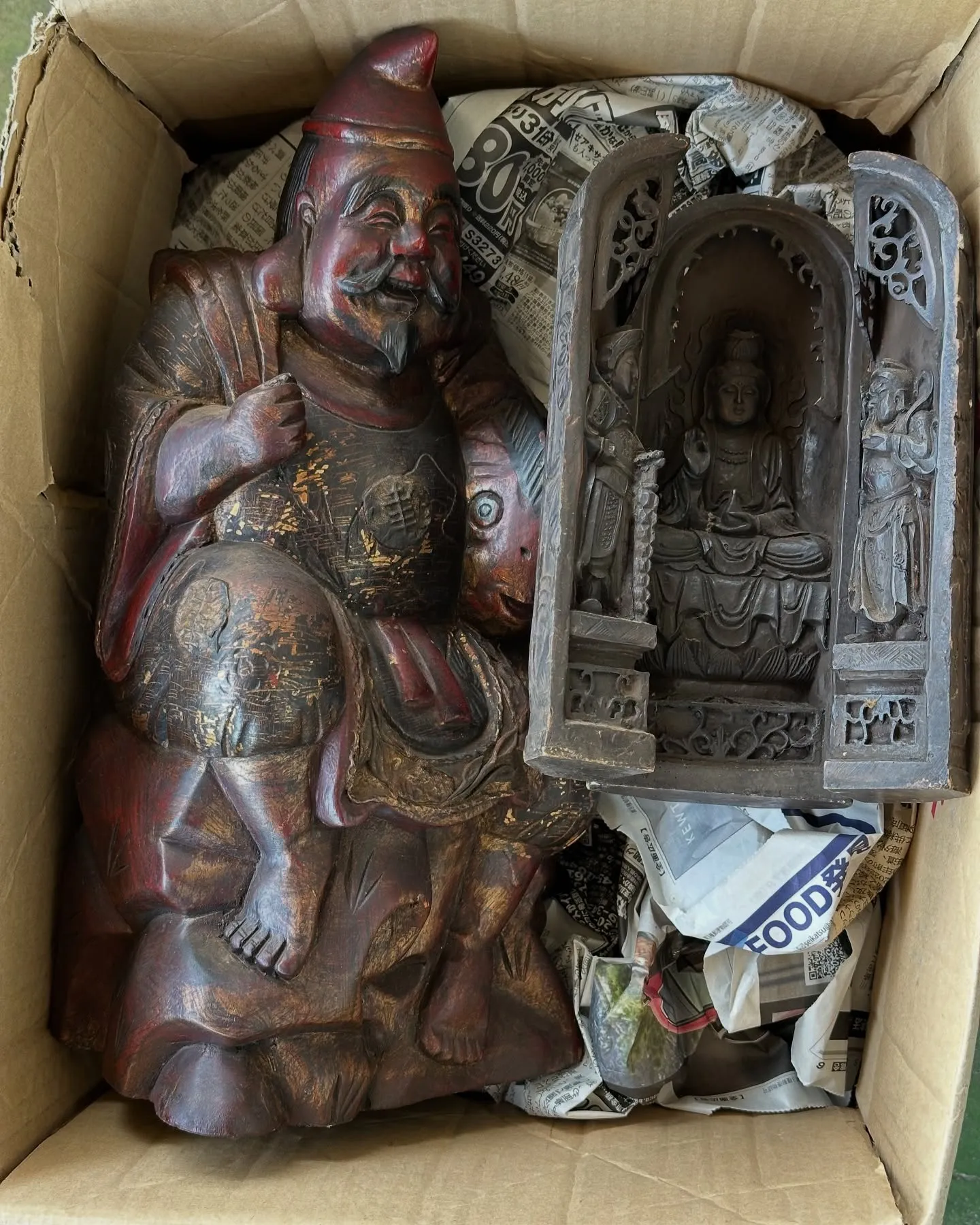 【兵庫 高砂市 生前整理 不用品 買取 木彫 仏像】