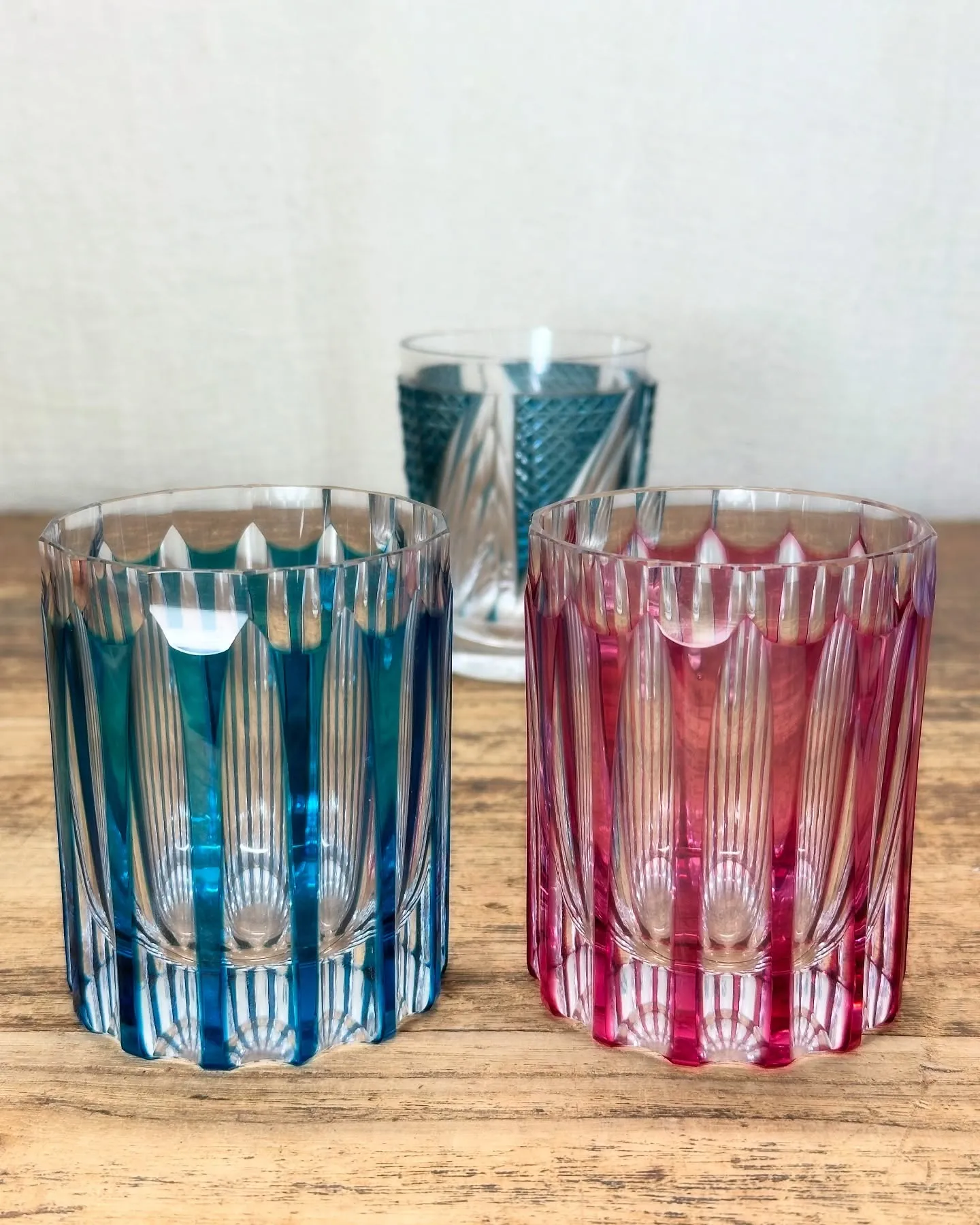 【入荷 切子 グラス 薩摩切子】