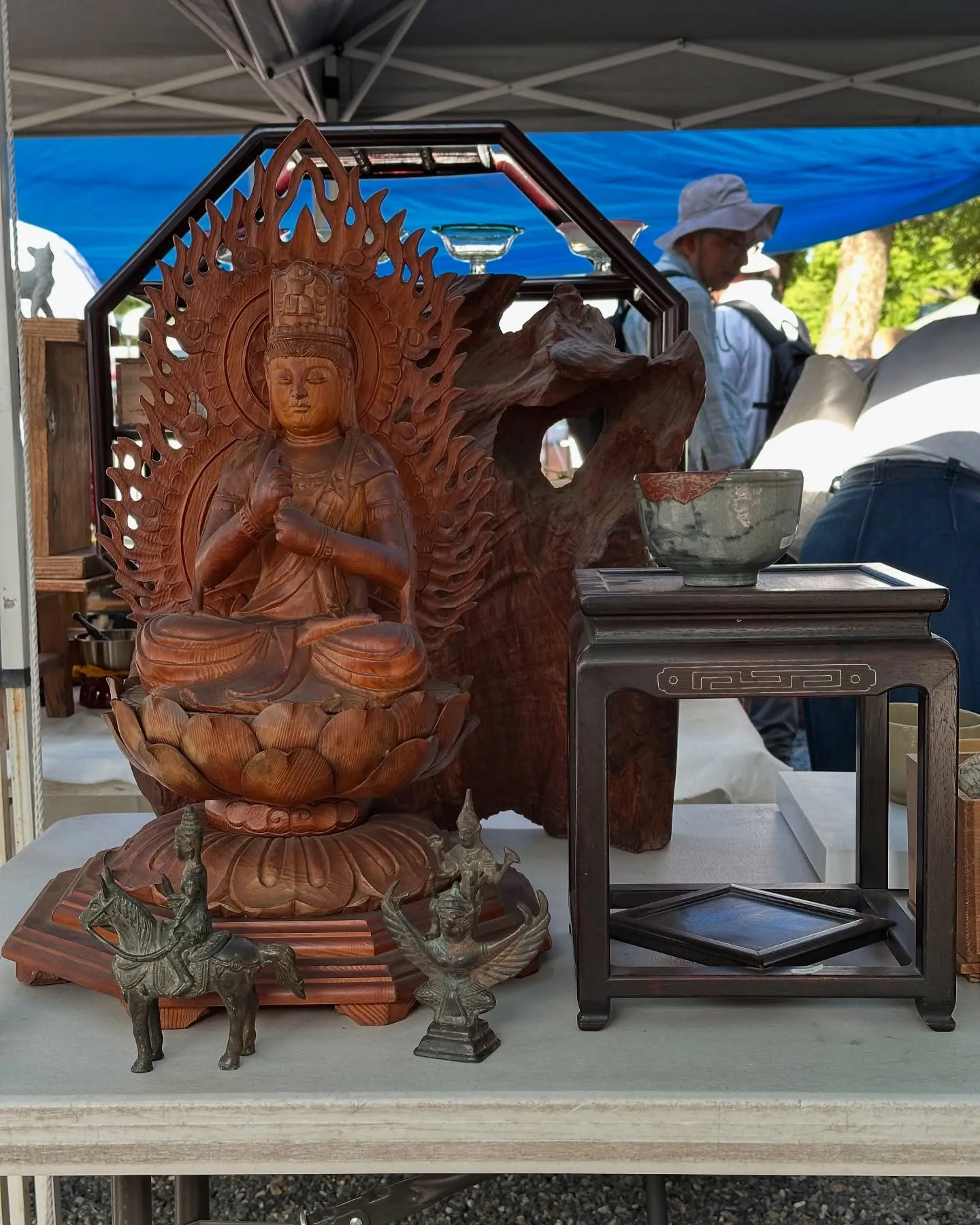 【京都 東寺 弘法市 毎月21日 骨董アンティーク 雑貨 茶...