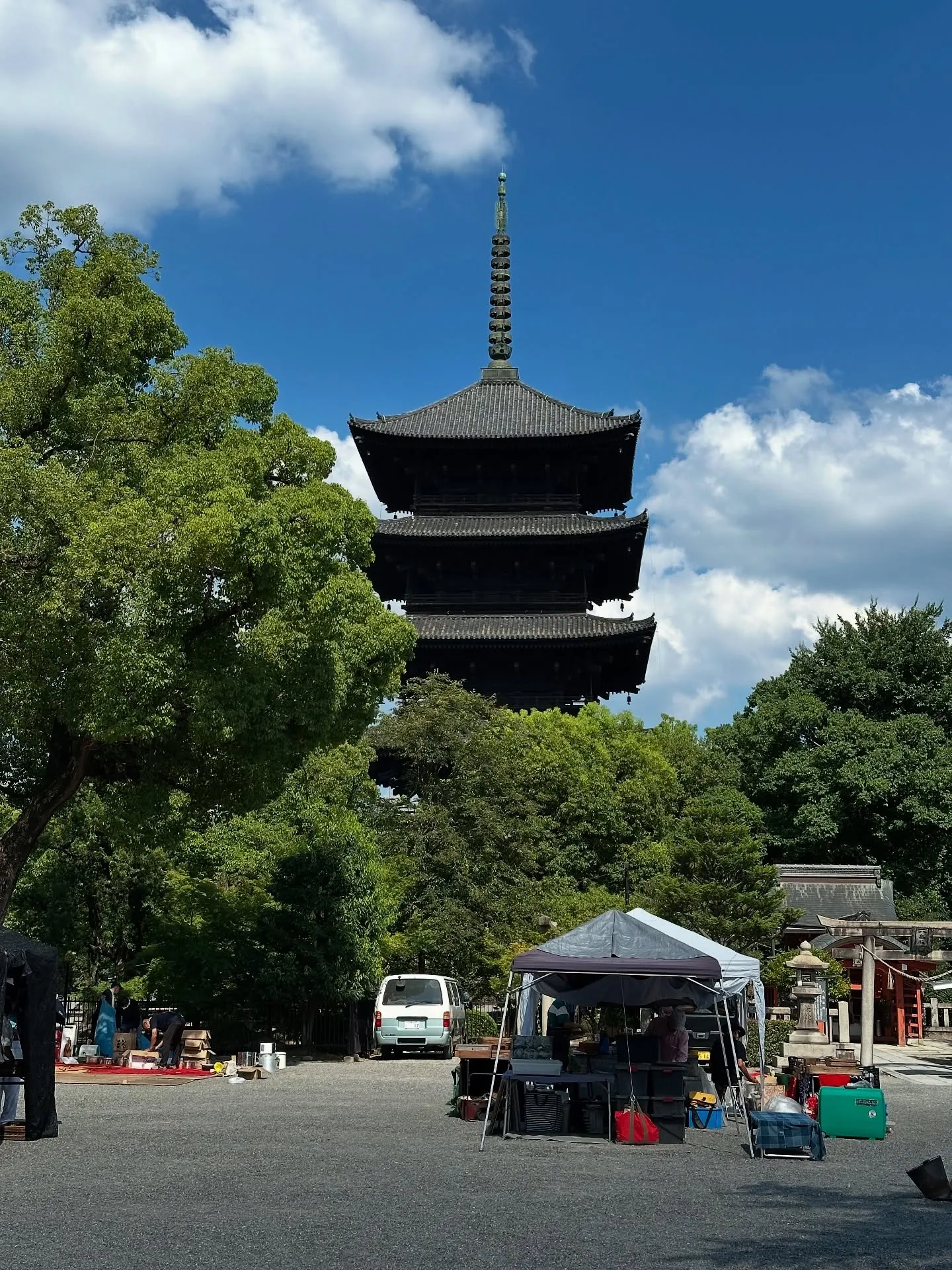 【京都 東寺 ガラクタ市 骨董市 古道具】