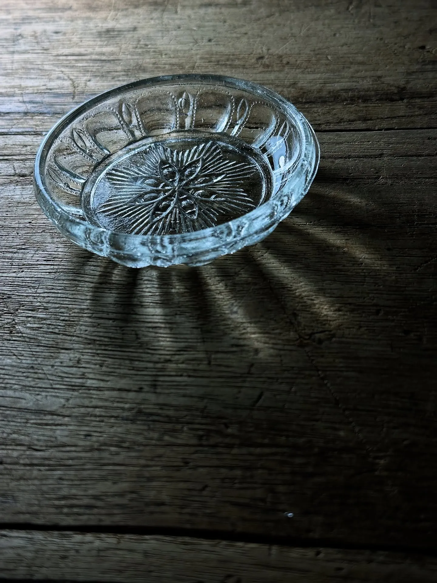 【プレスガラス レトロ アンティーク 古道具 大正時代】