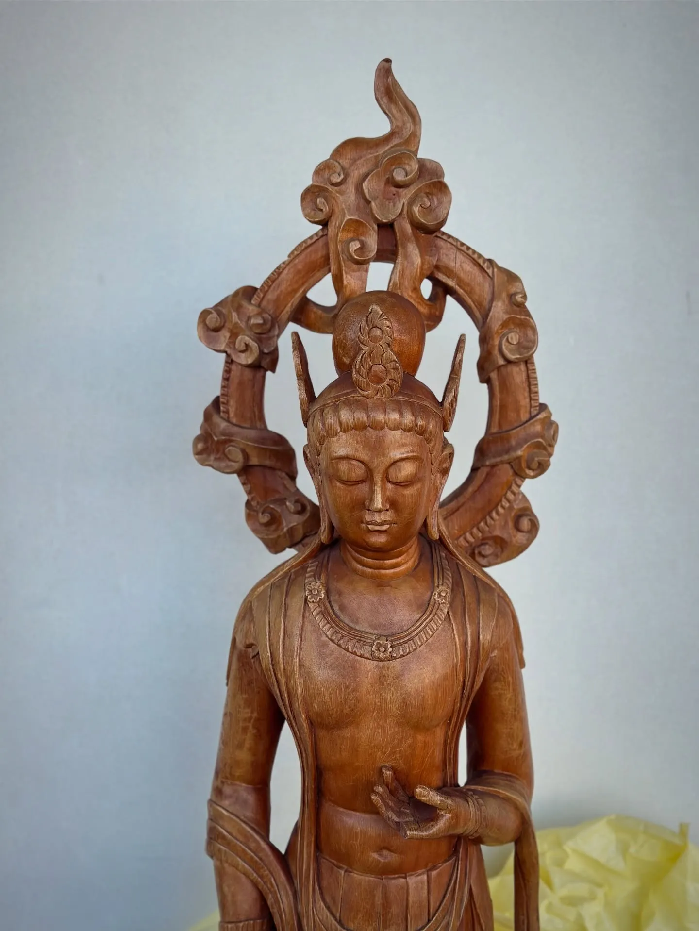 【京都 生前整理 買取 木彫 観音 立像】