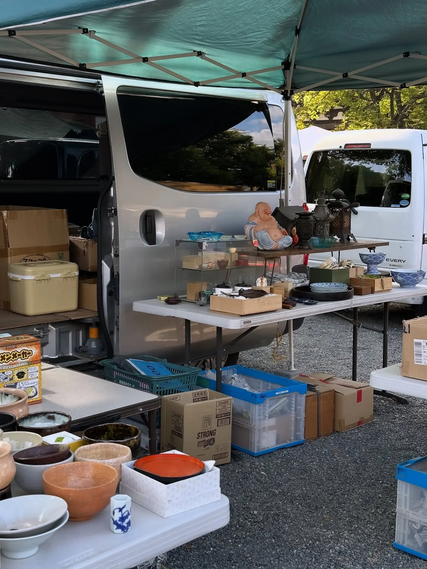 【京都 東寺 ガラクタ市 骨董市 毎月第一日曜日】