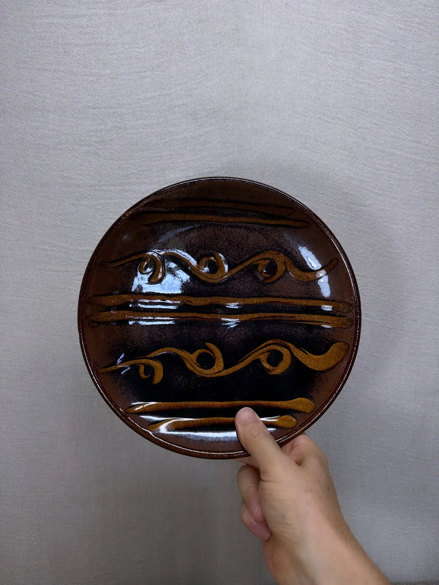 【島根県 民芸 湯町 バーナードリーチ ガレナ釉】