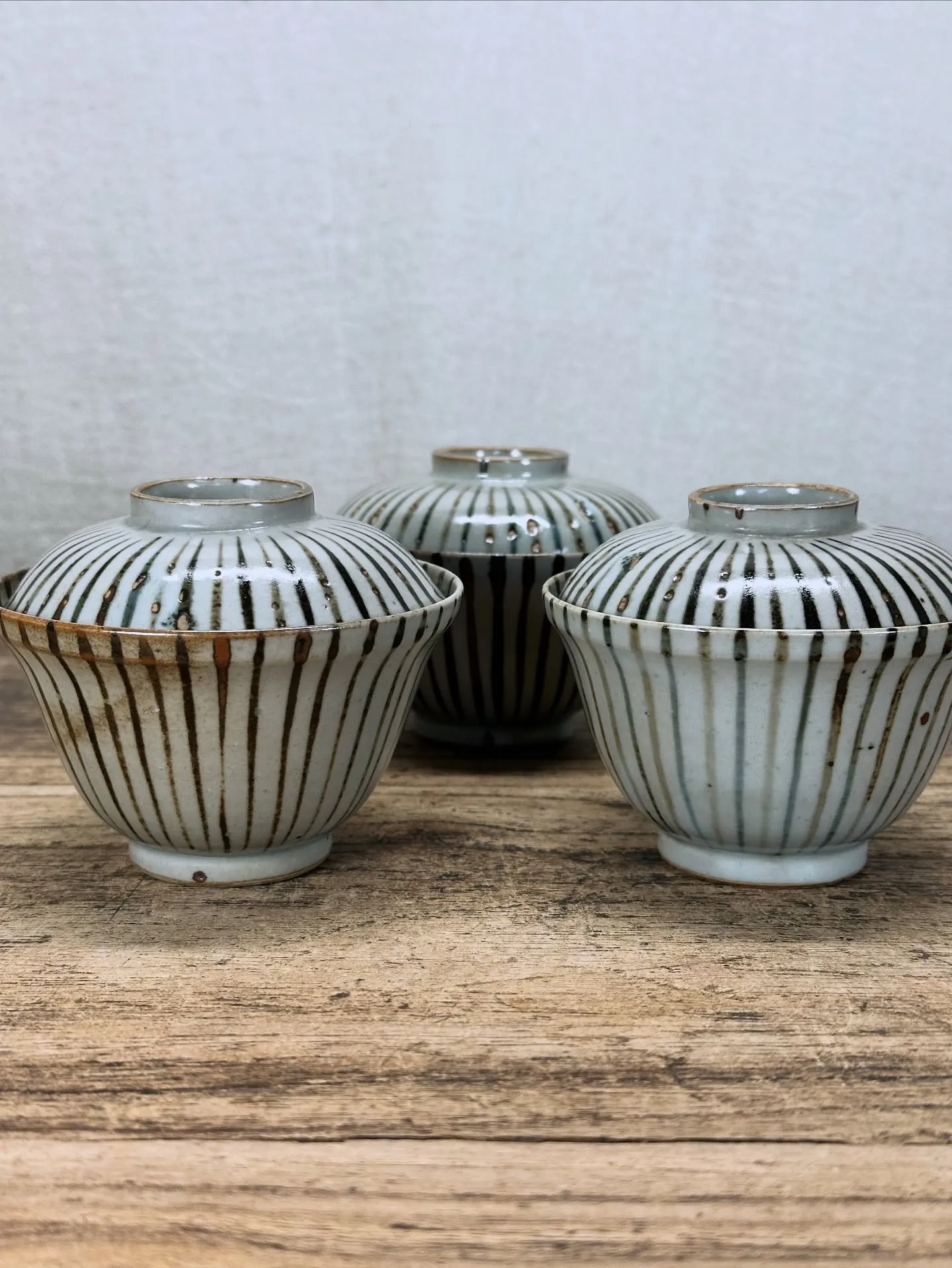 【麦藁手 蓋碗】