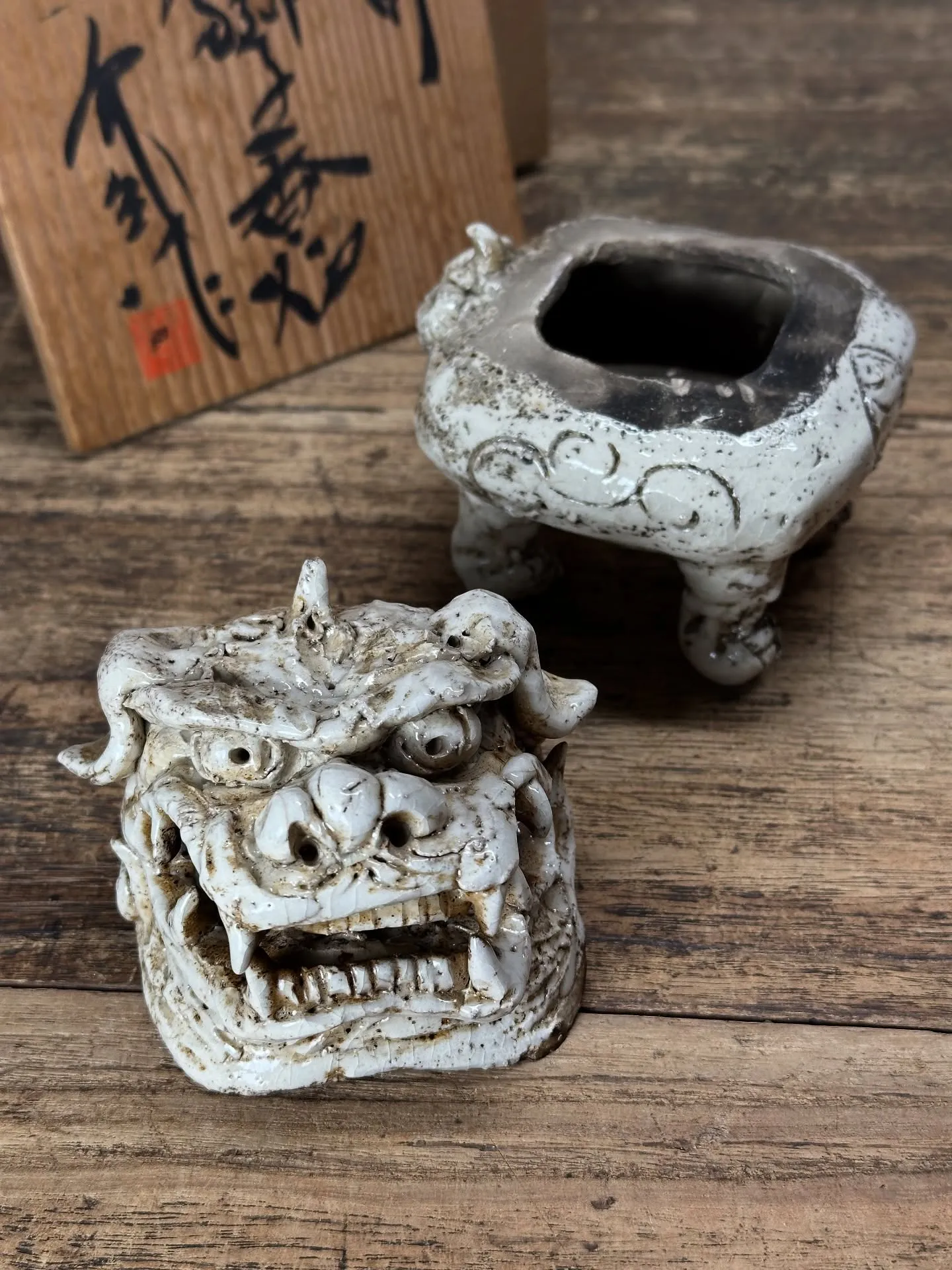 【兵庫 加古川市 生前整理 買取 唐獅子香炉 瀬戸焼 龍山窯...