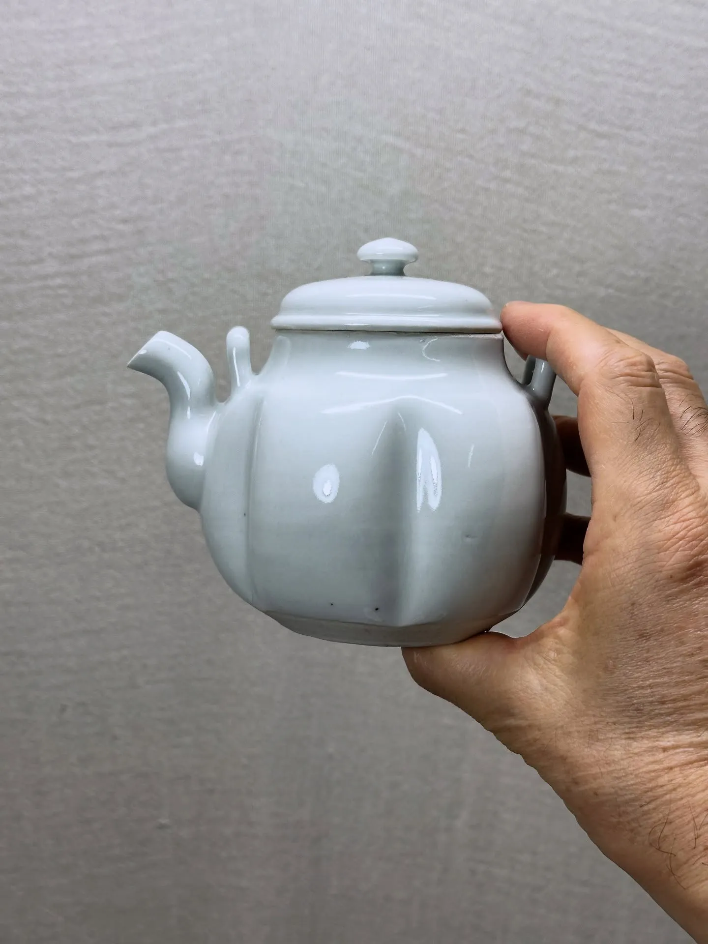 【古道具 白磁 急須 杯台 レトロ】