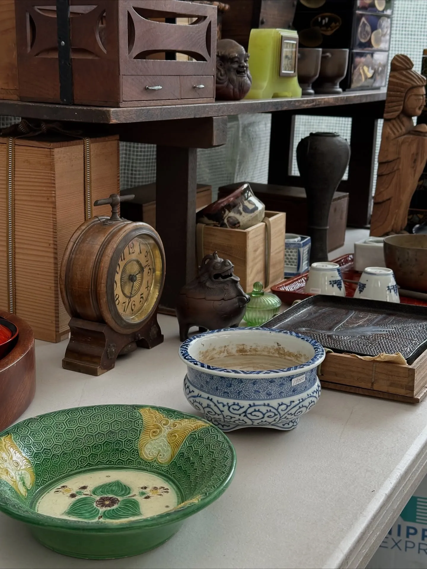 【京都 北野天満宮 天神市 骨董市】