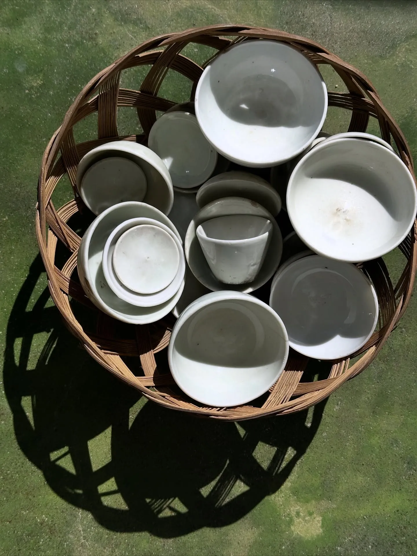 【時代 白磁 湯呑 猪口 豆皿】