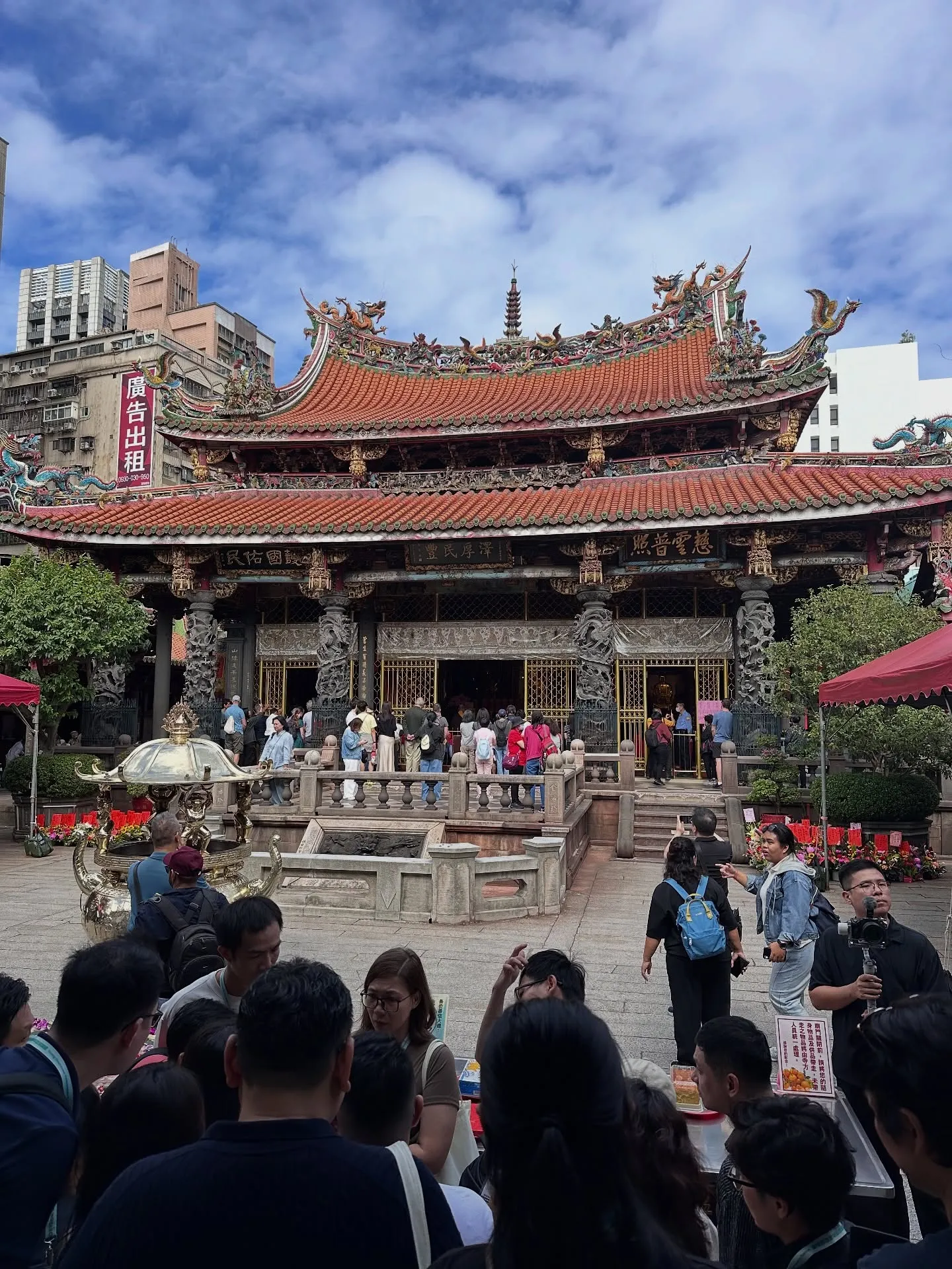 【台湾旅行 台北 3日目 龍山寺 故宮博物院 台北流行音樂中...