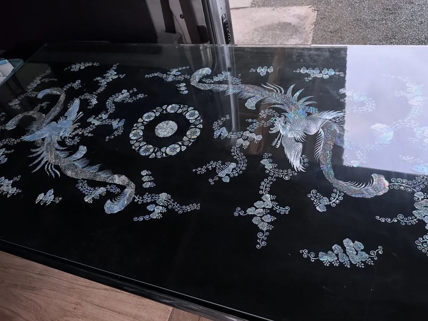 【兵庫 加古川市 遺品整理 買取 螺鈿細工 鳳凰 座卓 家具...