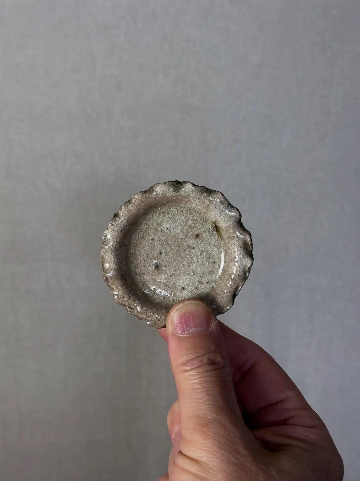 【瀬戸 御深井焼 輪花 小皿 豆皿】