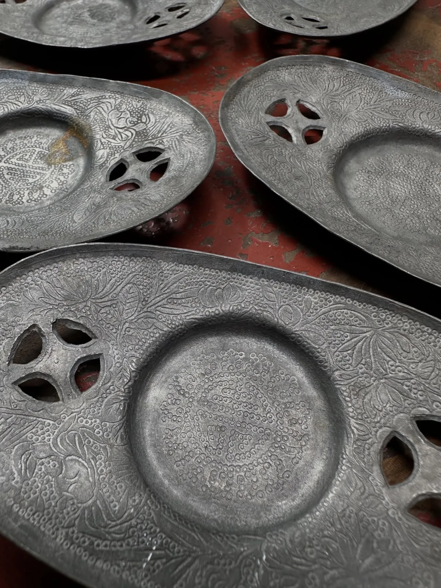 【兵庫県 加古川市 遺品整理 買取 煎茶道具 錫製 茶托】