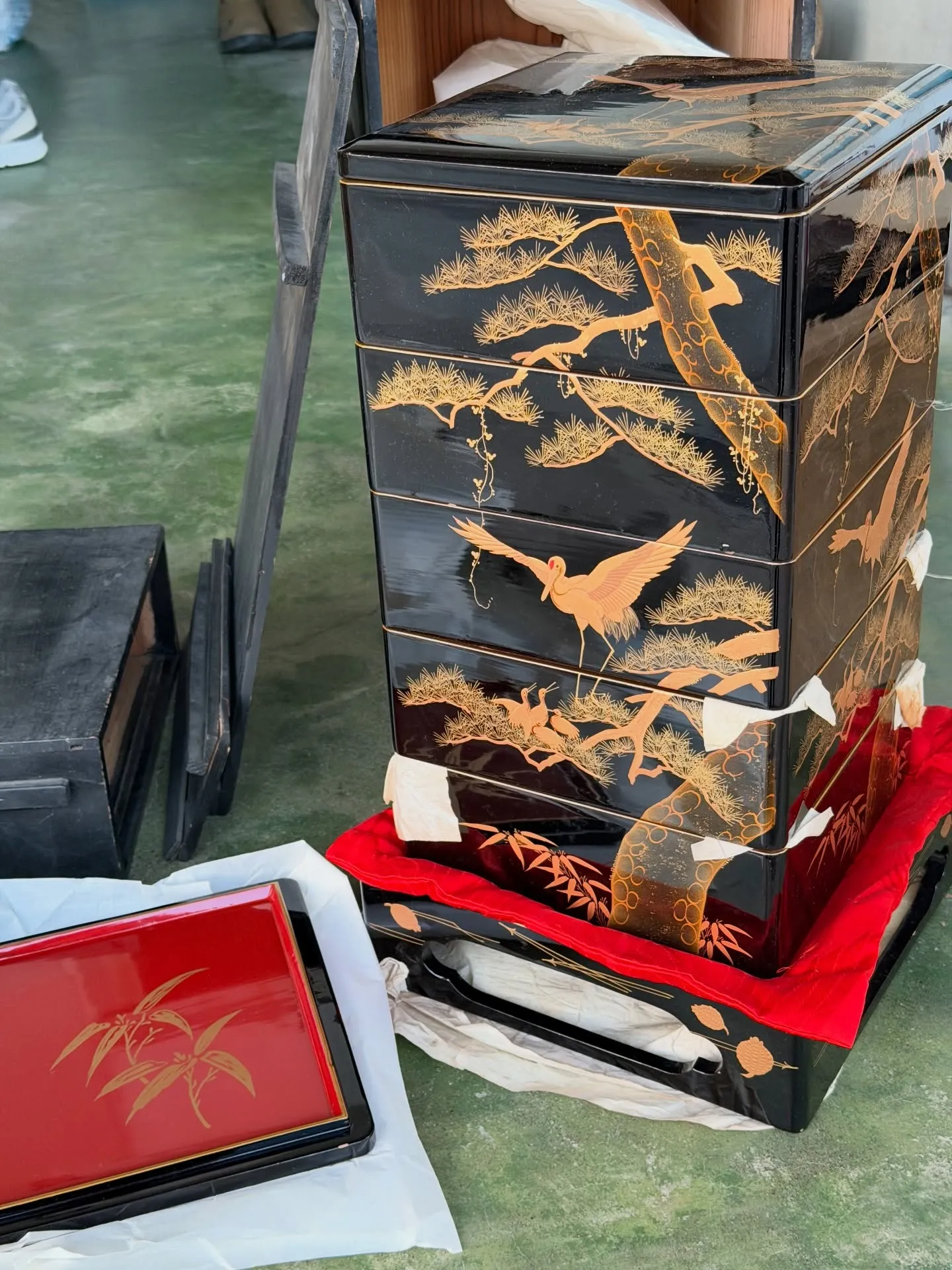 【兵庫県 高砂市 不用品 買取 輪島塗 蒔絵 重箱】