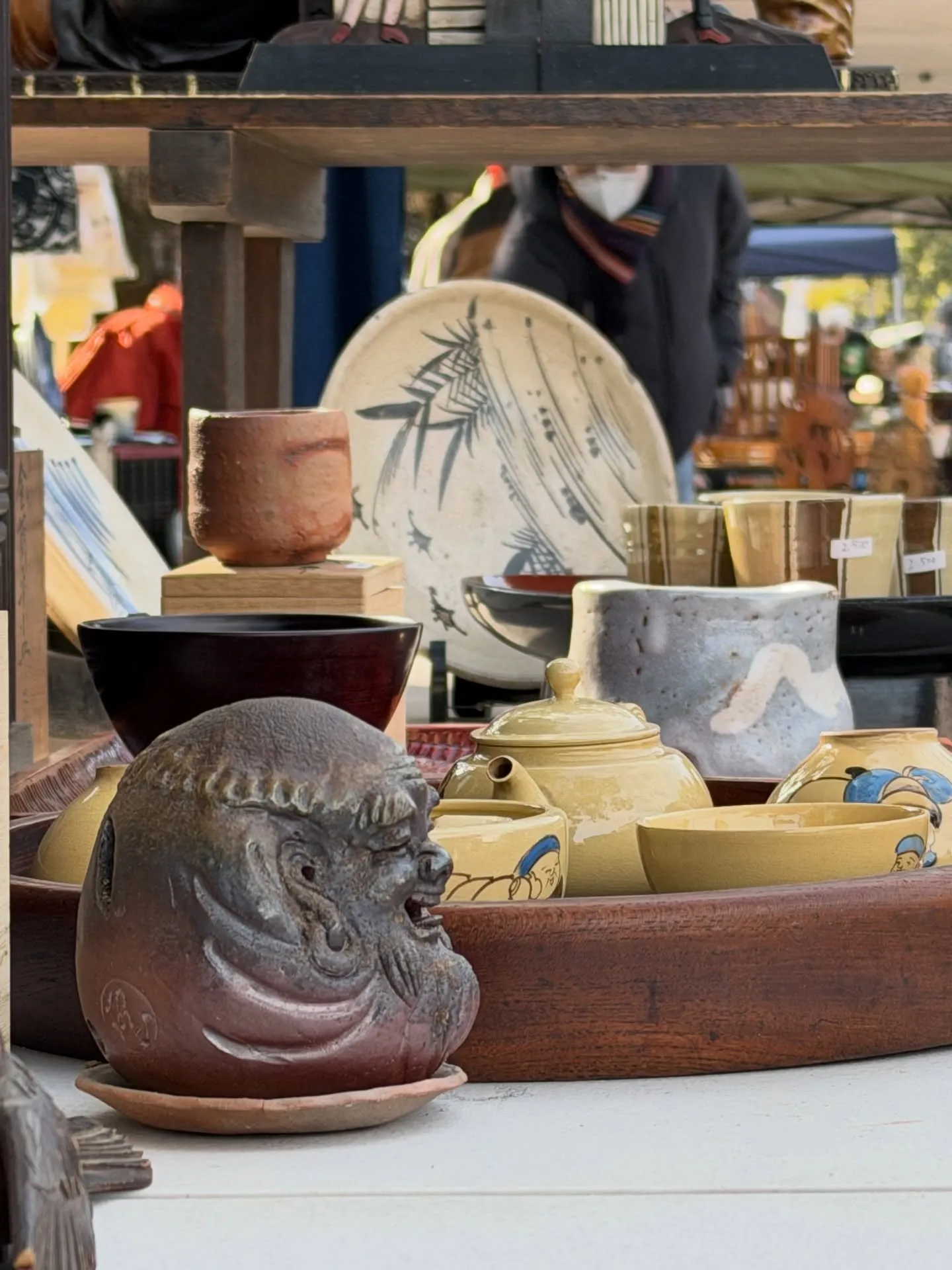 【京都 東寺ガラクタ市 毎月第一日曜日 骨董市】