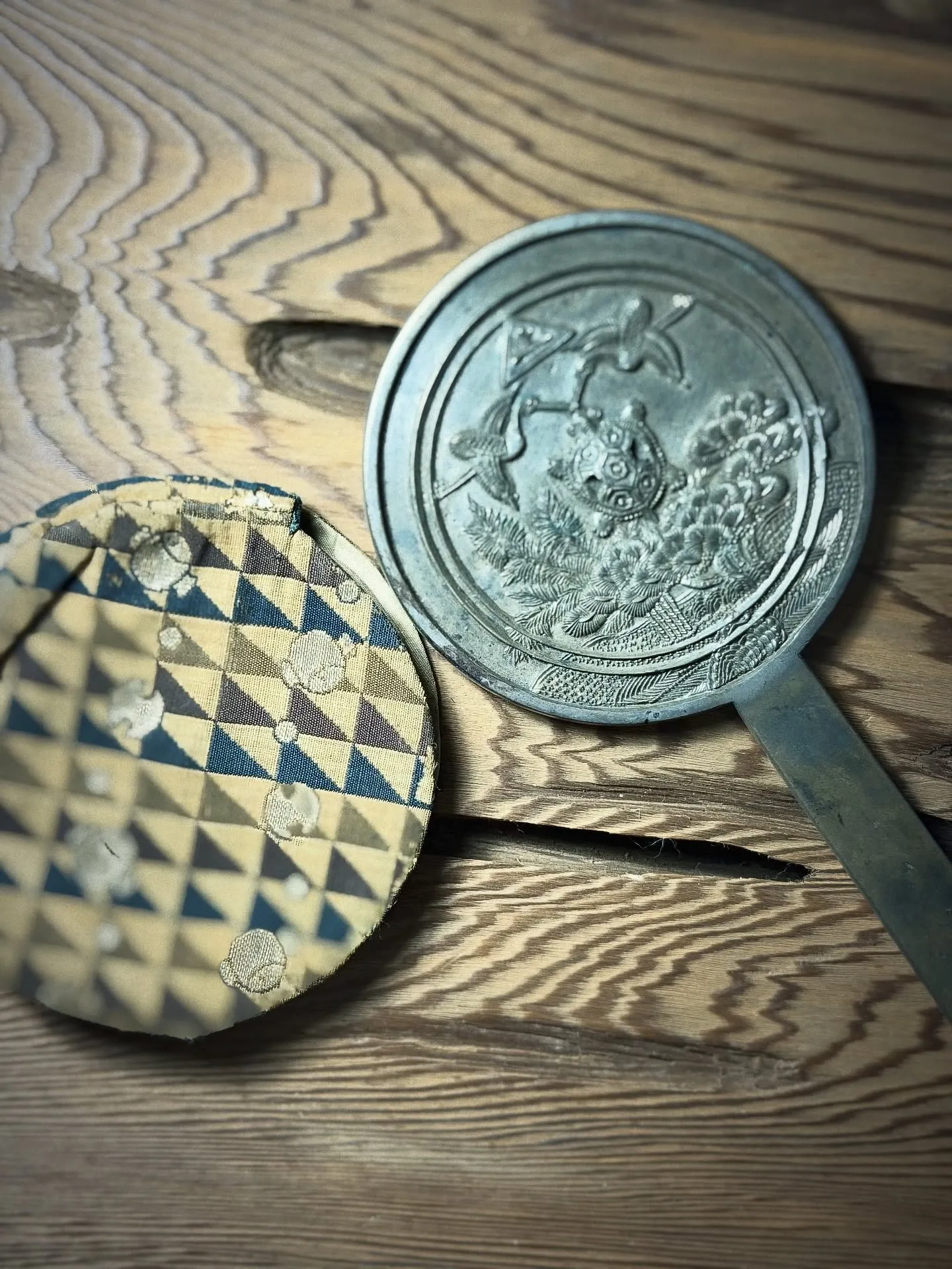 【古鏡 手鏡 仕覆】