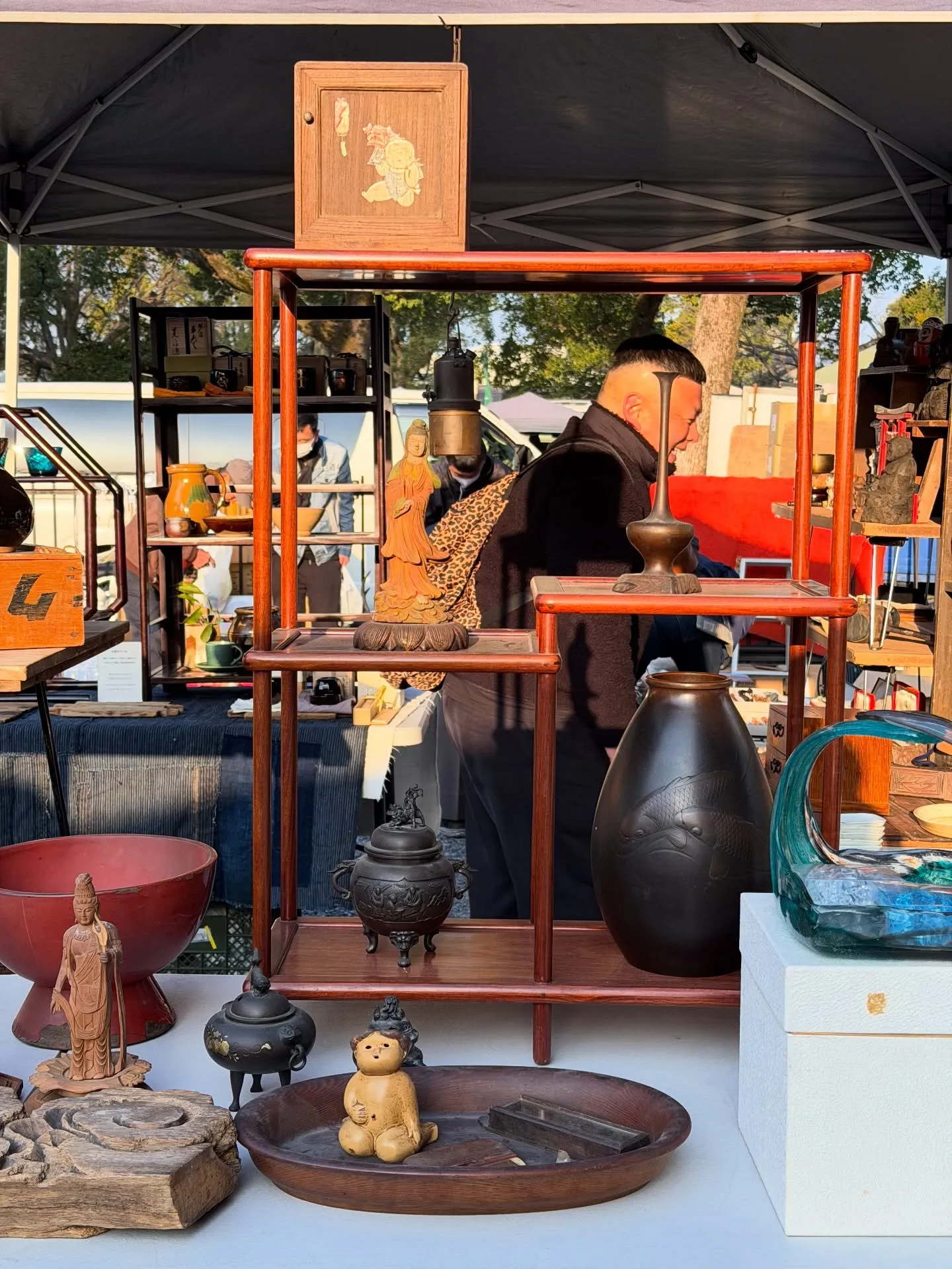 【京都 東寺 弘法市 毎月21日 骨董市】