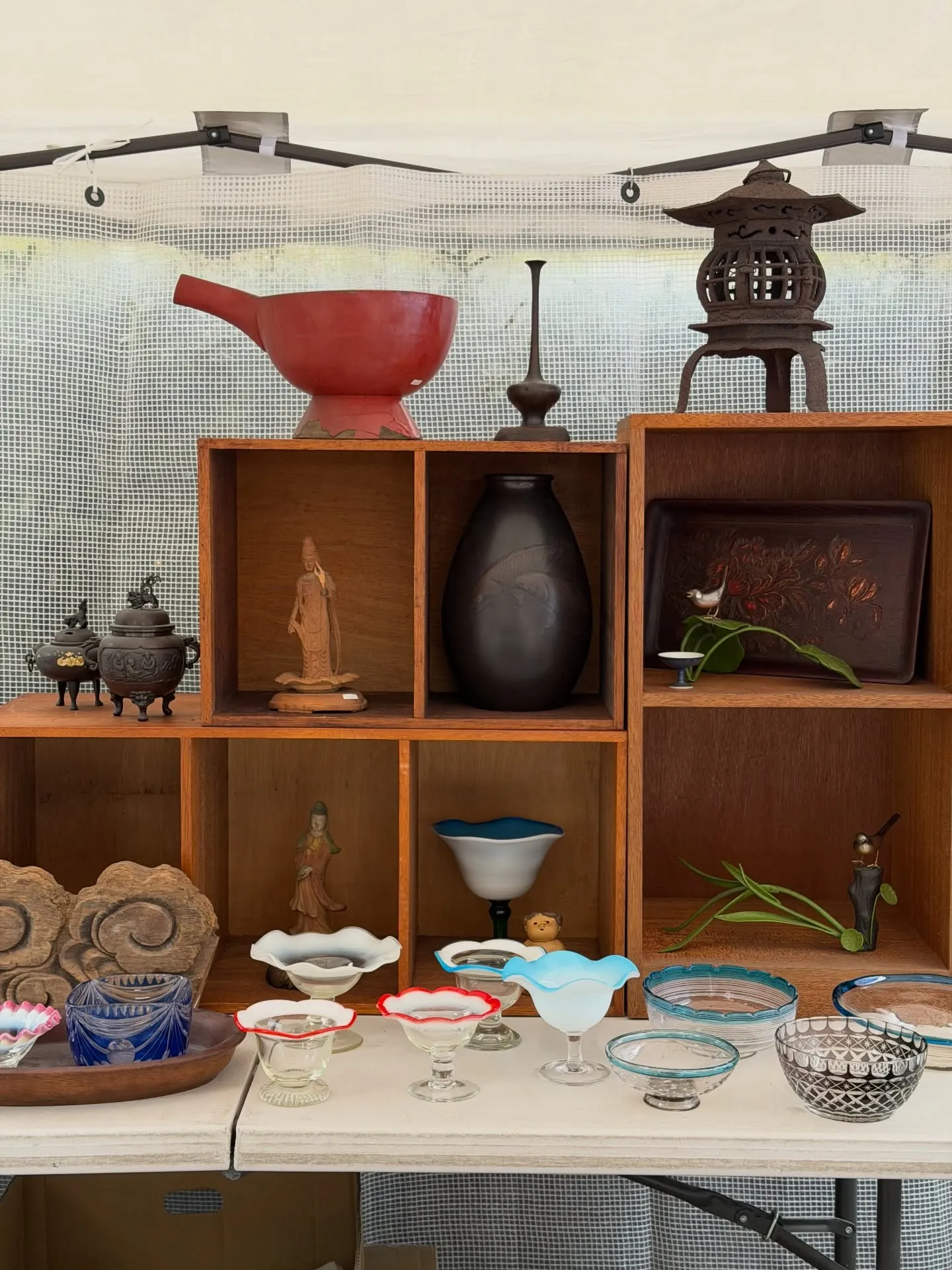 【京都 北野天満宮 天神市 毎月25日 骨董市】