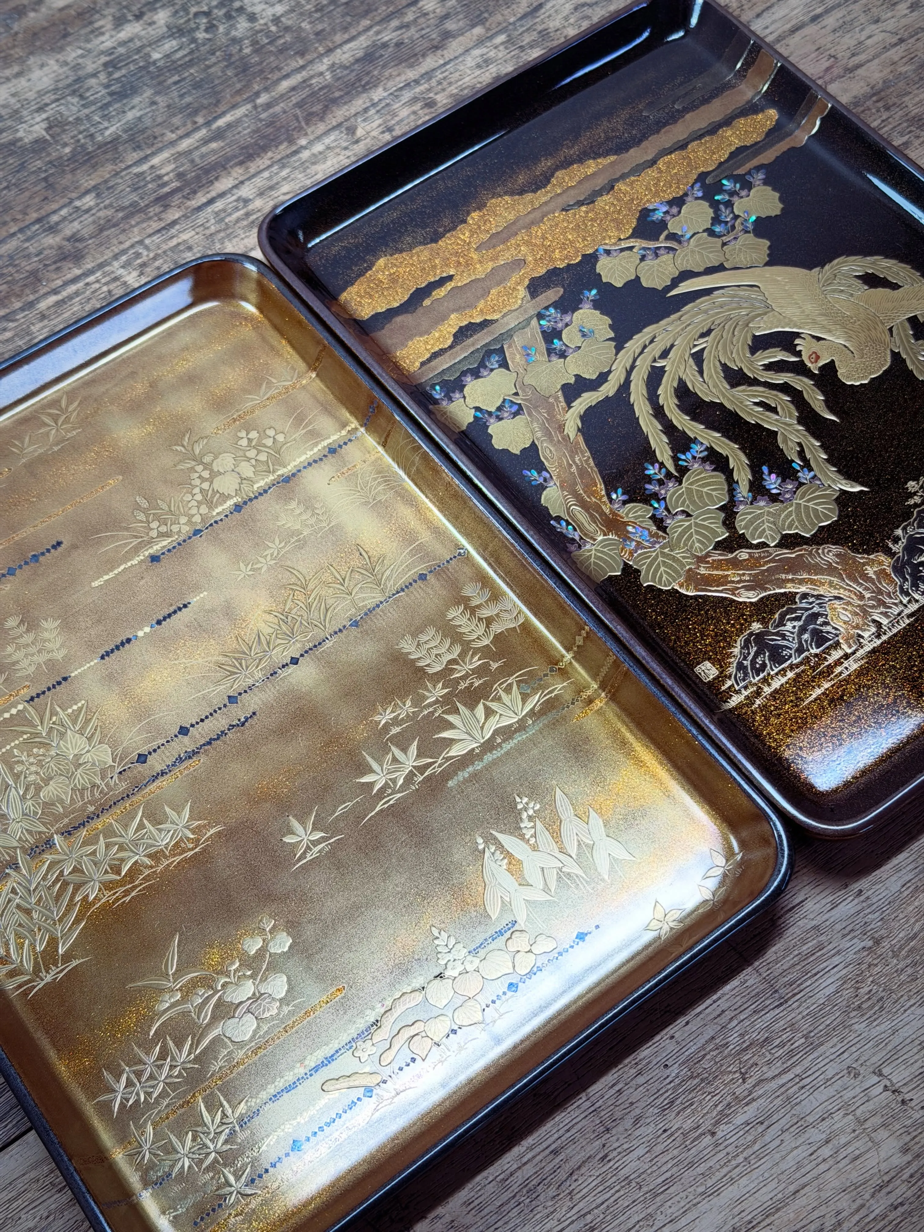 【兵庫県 加古川市 遺品整理 残置物 買取 蒔絵盆】