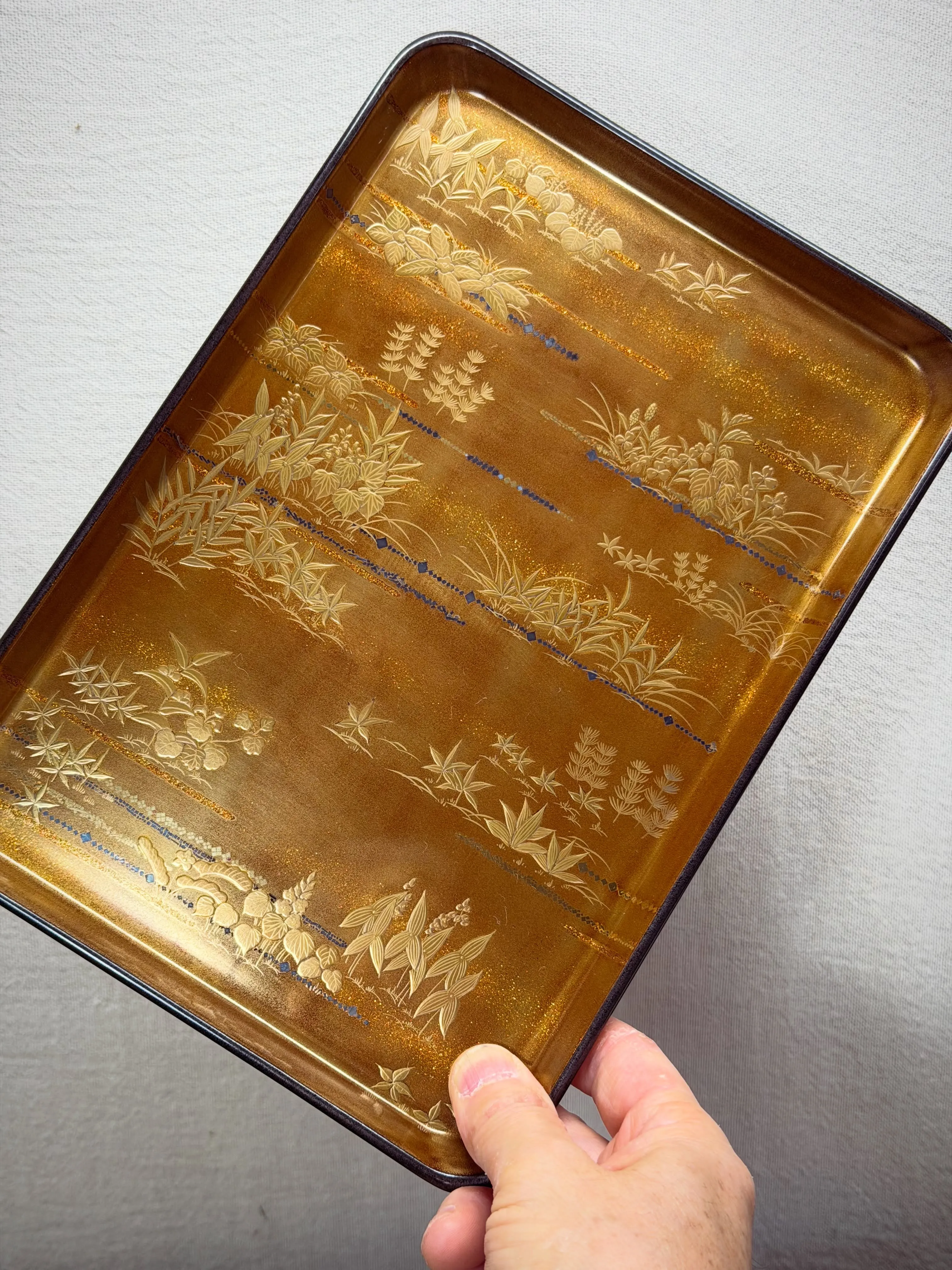 【兵庫県 加古川市 遺品整理 残置物 買取 蒔絵盆】