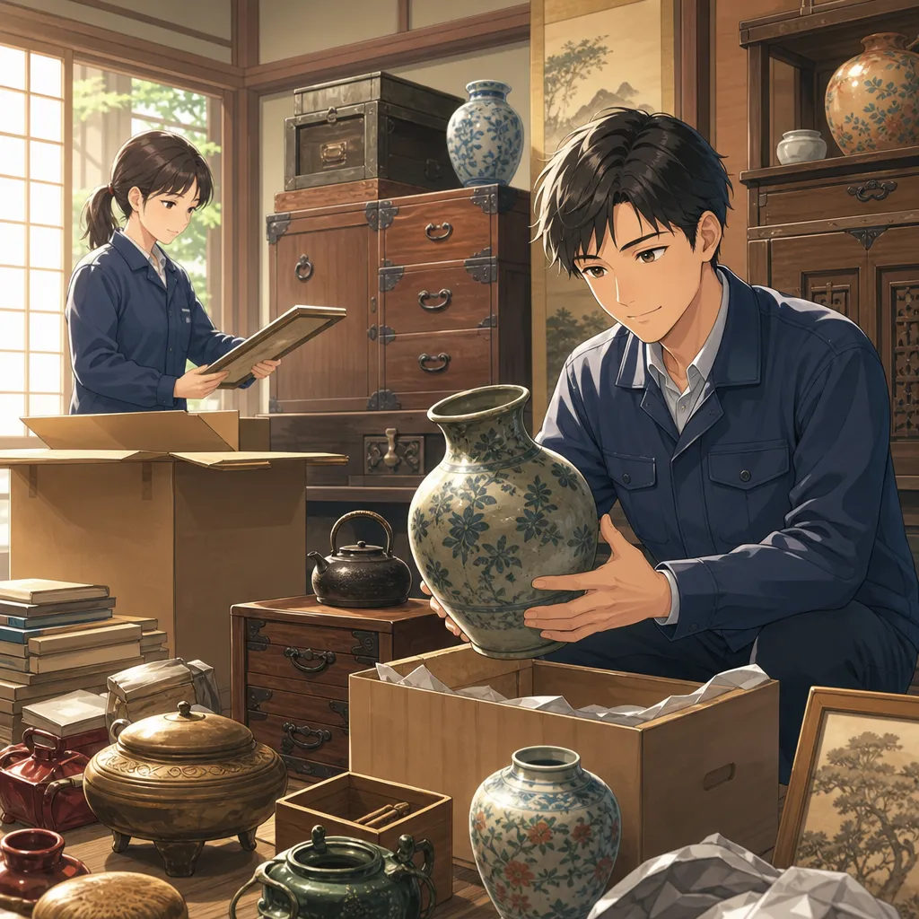 家具の中の骨董を見逃さない遺品整理、古美術 稲田屋
