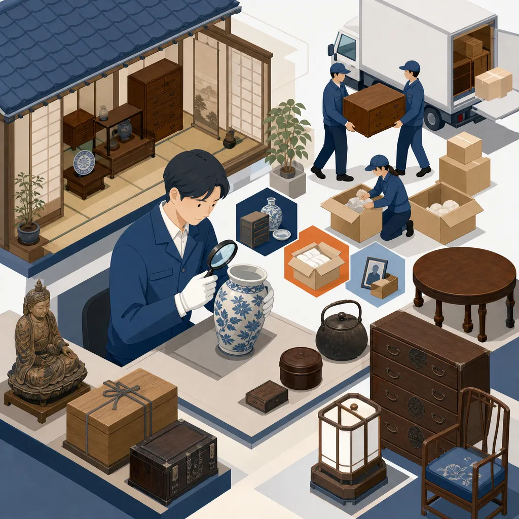 骨董家具と遺品整理をつなぐ古美術 稲田屋の目利き