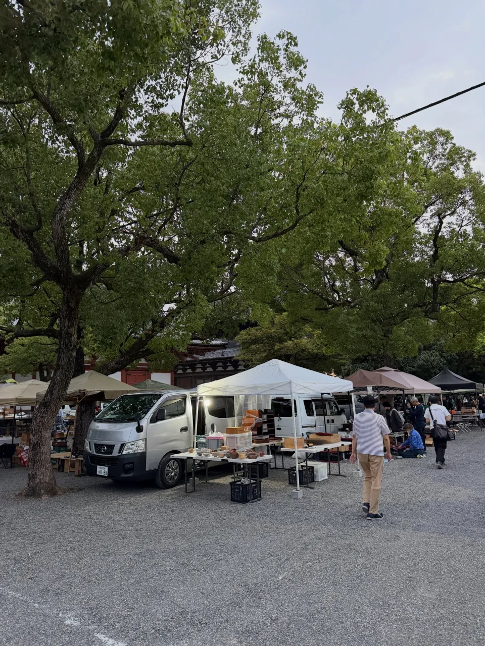 【京都 東寺 ガラクタ市 毎月第一日曜日開催 骨董市】
