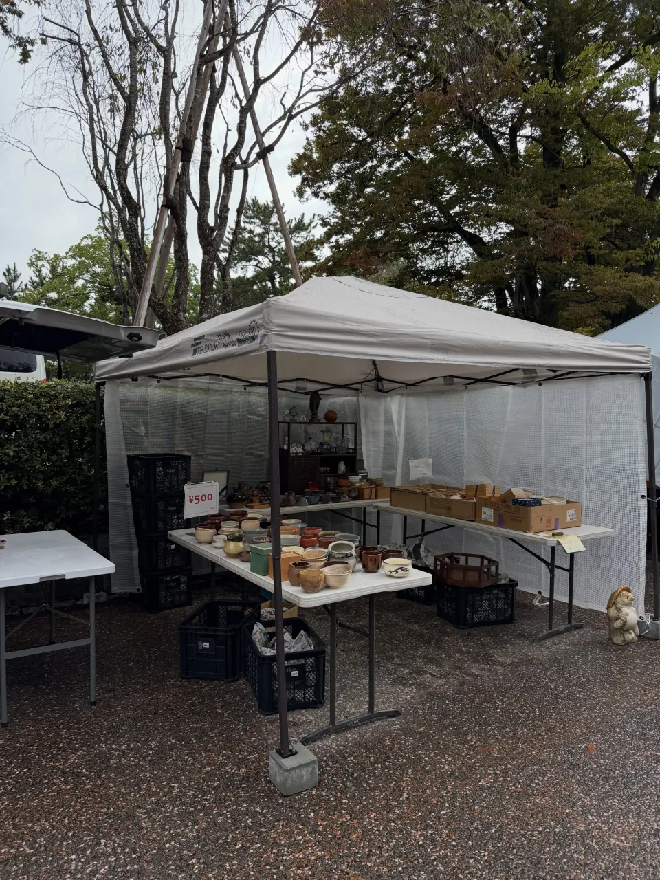 【京都 北野天満宮 天神市 毎月25日開催 骨董市】