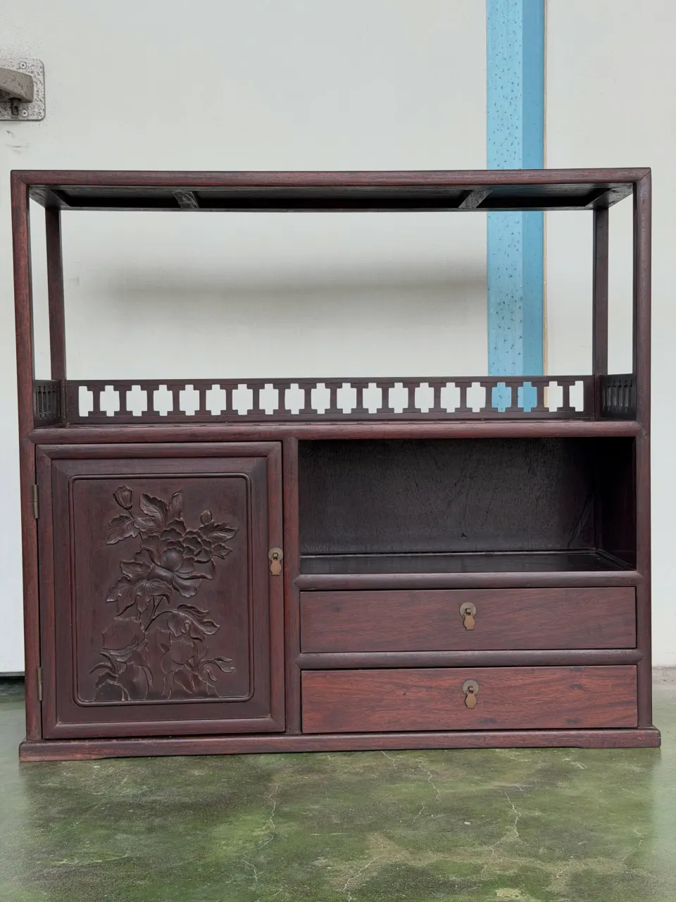 【兵庫県 加古川市 遺品整理 不用品 買取 紫檀 飾棚】