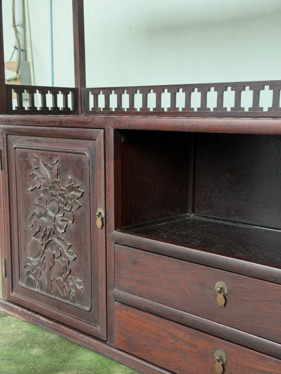 【兵庫県 加古川市 遺品整理 不用品 買取 紫檀 飾棚】