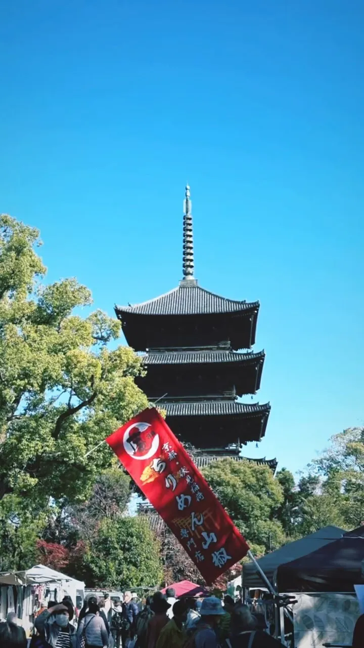 【京都 東寺 弘法市 骨董市】